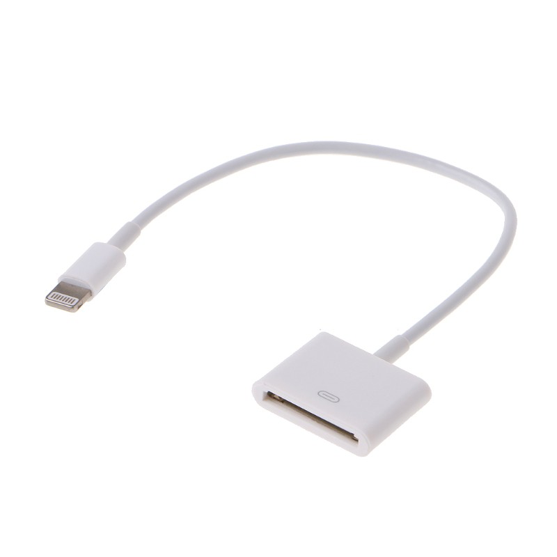 Zzoneiphone 4S 30 Pin Female to 8pin Lightning Male อะแดปเตอร์สำหรับ iPhone iPad #5