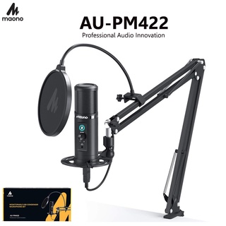 Maono AU-PM422  USB Microphone Kit สำหรับ Podcast