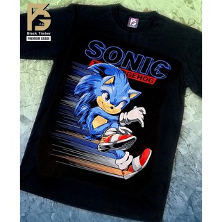 PG 11 SONIC Premium Grade T-shirt เสื้อยืด สกรีนลายอย่างดี Silk Screen ไม่หลุดร่อน ผ้าหนานุ่ม ไม่หดไม่ย้วย S M L XL XXL