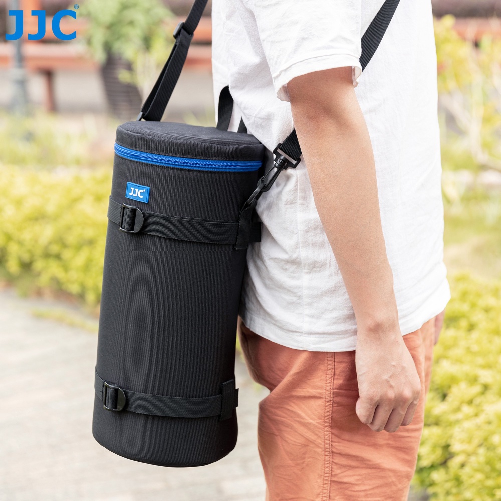 JJC DLP-8II กระเป๋าใส่เลนส์เทเลโฟโต้, กระเป๋าป้องกันเลนส์กล้อง DSLR สำหรับ Sony FE 200-600mm F5.6-6.3 G OSS / Tamron SP 150-600mm F5-6.3 Di VC USD G2 / Sigma 150-500mm F5-6.3 DG OS HSM / Sigma 150-600mm f/5-6.3 DG OS HSM | C