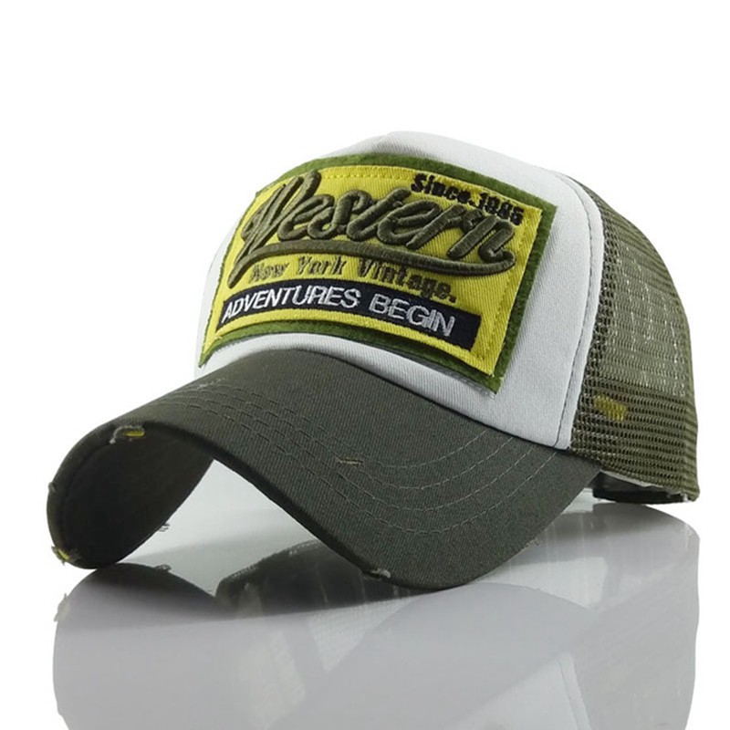 Euro America Style Washed Baseball Cap Women Men Cotton Adjustable Casual Trucker Dad Cap