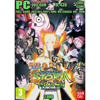 naruto ultimate ninja storm revolution แผ่นเกมส์ แฟลชไดร์ฟ เกมส์คอมพิวเตอร์  PC โน๊ตบุ๊ค