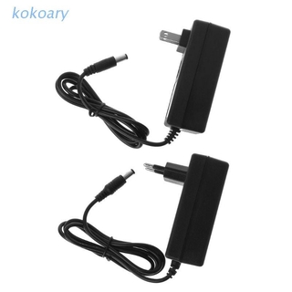 Kok อะแดปเตอร์ที่ชาร์จแบตเตอรี่ 16 . 8 V Dc 1 . 2 A Eu Us Plug