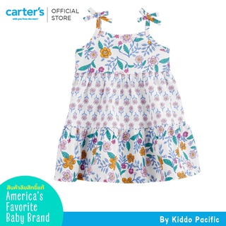 CarterS Dress 1Pc White-Boho L8 คาร์เตอร์เสื้อผ้าชุดกระโปรงมีลาย