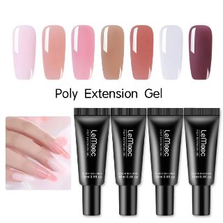 เจลต่อเล็บ UV/LED Polygel / Poly extension nail gel / Builder nail gel สีใส 15 ml