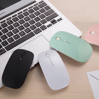 เมาส์ไร้สาย(มีแบตในตัว) (ปุ่มเงียบ)  Rechargeable Wireless Mouse  Bluetooth Mouse