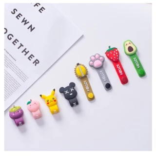 (🇹🇭พร้อมส่ง) ที่รัดสายชาร์จ ที่รัดสายหูฟัง สายรัด ลายการ์ตูน มีหลายลายให้เลือก ส่งไว