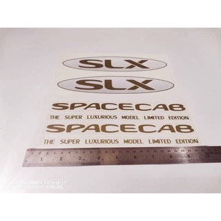 สติ๊กเกอร์ SPACECAB SLX (ไข่ปลา) ติดแค๊ป ISUZU TFR ปี96