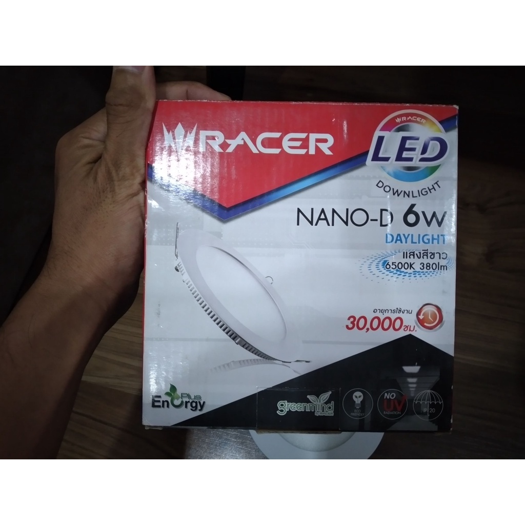 โคมไฟ Downlight RACER LED NANO-D 6W Daylight - rattapornsongngam - ThaiPick