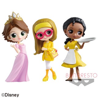 ของแท้🎌 Disney Character Q posket petit -Rapunzel・Honey Lemon・Tiana-