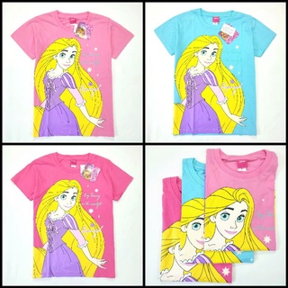 อก34นิ้ว เสื้อยืดเด็ก ราพันเซล Rapunzel ลิขสิทธิ์จาก Disney princess