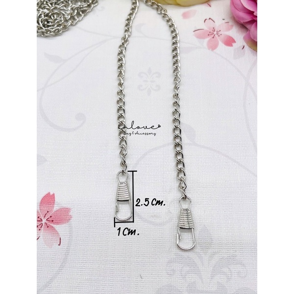 C01-โซ่กระเป๋า สายโซ่กระเป๋าลายคลาสสิค ขนาด 120/60 ซม. ราคาถูก👍🏻พร้อมส่งในไทย🇹🇭👜⛓