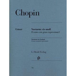 CHOPIN Nocturne c sharp minor (Lento con gran espressione) (HN781)