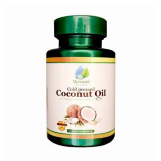 น้ำมันมะพร้าวสกัดเย็น เมอเมด Coconut oil by Mermaid (กป.เขียว)