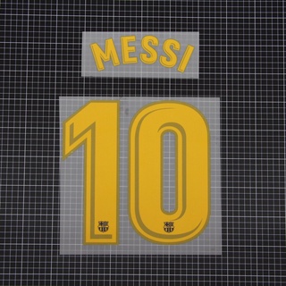 2017-18 MESSI 10 BARCELONE Home NAME SET Transfer Film