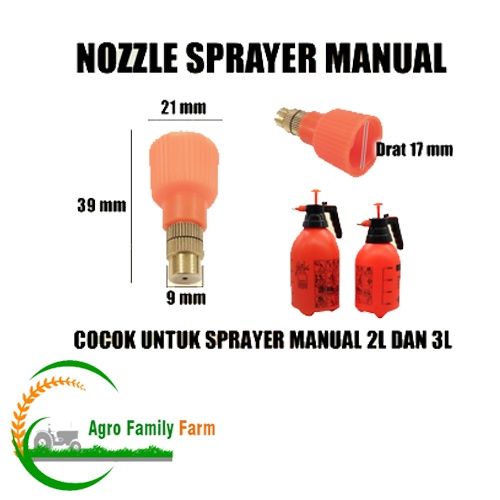 NOZZLE SPRAYER HEAD MANUAL HAND SPRAYER NOZZLE 2 - 3 ลิตร