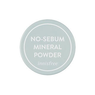 New Innisfree No Sebum Mineral Powder 5กรัม แป้งฝุ่นคุมมัน