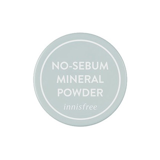 New Innisfree No Sebum Mineral Powder 5กรัม แป้งฝุ่นคุมมัน