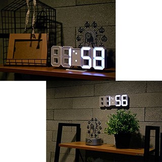 นาฬิกาดิจิตอลตั้งโต๊ะ LED Clock พร้อมนาฬิกาปลุก Snooze 12/24 Hours Display