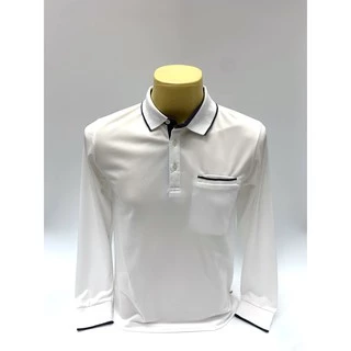 เสื้อโปโลผู้ชายแขนยาว รุ่น C59 AIR รหัส 087-2 เสื้อใส่ทำงานหรือกันหนาวกันลม KINGBERRY SHOP