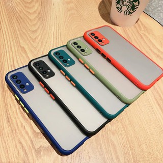 เคสTPU เคสหลังด้านกล้องขอบสี  Xiaomi Redmi 7 7A 6 5A Note 7 6 5 4 4X Pro A2 Lite