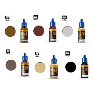 สีเวเทอริ่งสูตรน้ำ Vallejo Mecha Weathering colors 17ml.