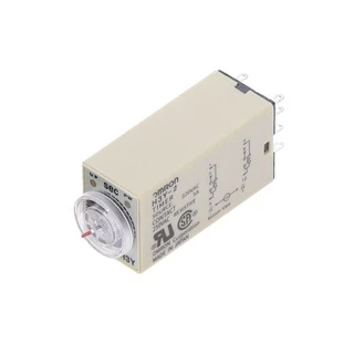 H3Y-2 H3Y-4 h3y2 h3y4 ทามเมอร์รีเลย์ Timer สวิตช์หน่วงเวลาตัวจับเวลา 5S- 60M เวลา 12V 24v 220v