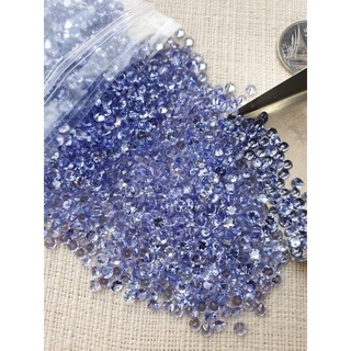 ( 1 ชุด มี 9 เม็ด ) แทนซาไนท์ ( Natural Tanzanite ) ทรงกลม ขนาด 3มิล พลอย พลอยแท้ หิน หินแท้ อัญมณี พลอยน้ำเงิน