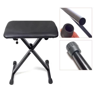 เก้าอี้เปียโน เก้าอี้เปียโน แบบพับได้ Piano Chair ม้านั่งพับแบบพกพาเก็บได้ ม้านั่ง Piano Chair ขาทรง X ปรับระดั