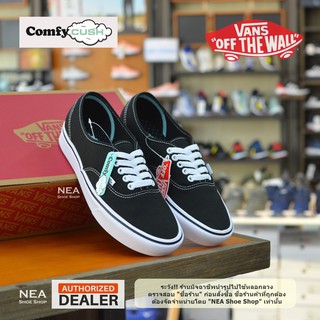 [ลิขสิทธิ์แท้] VANS Compycush Authentic (Lite) Black/White [U] NEA รองเท้าแวนส์ แบบเบา ได้ทั้งชายหญิง