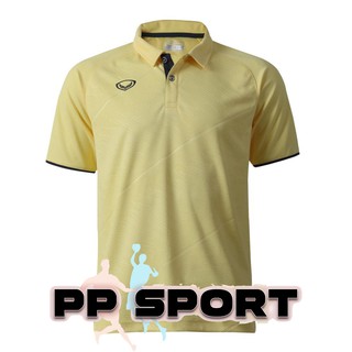 เสื้อโปโลชายสีเหลือง Grand Sport รุ่น 072041 ผ้า Polyester S-3XL(4L)