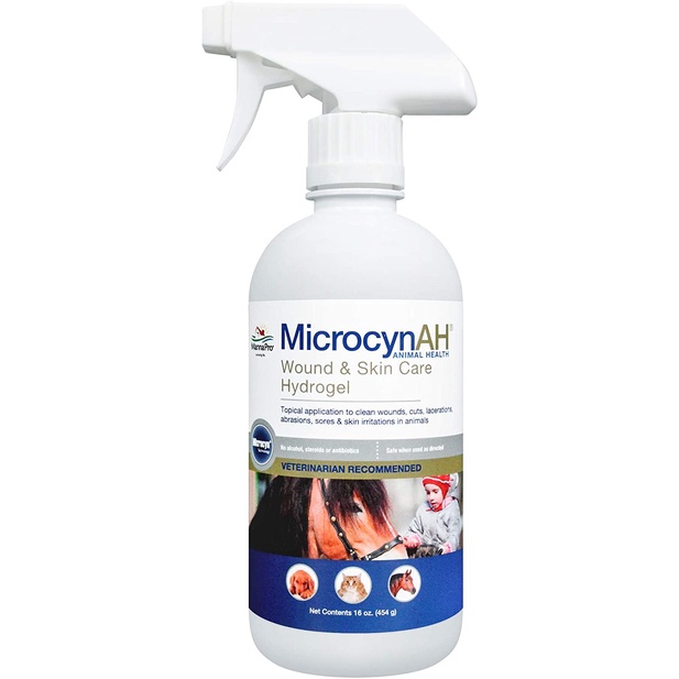 MicrocynAH Skin Care Hydrogel 480 ml. สเปรย์บำรุงผิวเพิ่มความชุ่มชื้นประกอบการรักษา แผลผ่าตัด แผลติดเชื้อต่างๆ