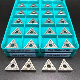 Tnmg 10 ชิ้น160404 Tnmg160408 Mt CT3000 เครื่องมือตัดกลึงเซรามิก CNC TNMG 160404 Tnmg 160408 เครื่องมือกลึง