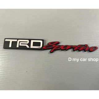 โลโก้ LOGO TRD Sportivo ชิ้นงานพลาสติกABS ขนาด 16.5x2cm