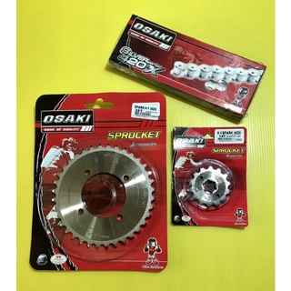 โซ่สเตอร์ Spark-Z ,X1 เลส 420-104 ,14 ,36T อย่างดี(OSAKI) โซ่เสตอร์