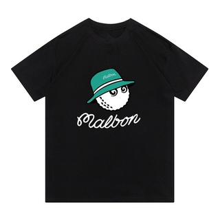 เสื้อยืดแขนสั้น ทรงบักเก็ต พิมพ์ลาย Malbon แฟชั่นฤดูร้อน สําหรับผู้ชาย