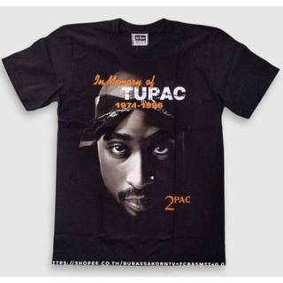 [2023]เสื้อวง 2Pac Hip Hop T-shirt เสื้อยืดวง 2Pac Tupac Rapper