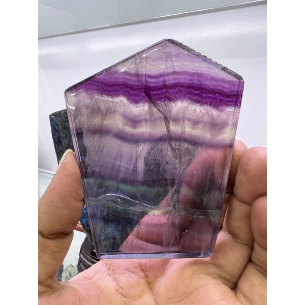 Rainbow Fluorite Slab - Powerstoneinternational - ThaiPick