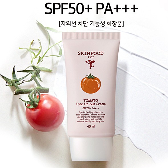 (Exp 07/2026) Skinfood Tomato Tone up Sun Cream SPF50+PA+++ กันแดดมะเขือเทศ
