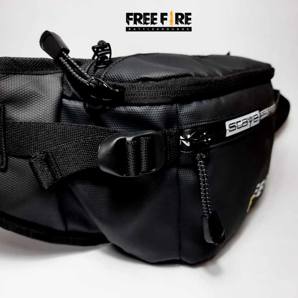 ฟรีกระเป๋าสะพายไฟ - ฟรีกระเป๋าสะพาย fire distro - Cool Free fire Bag -waistbag Antem