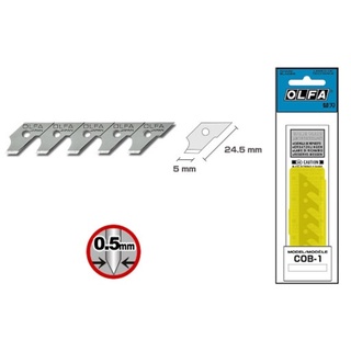 ใบมีดคัตเตอร์ OLFA COB-1 สำหรับคัตเตอร์ CMP-1, CMP-1/DX