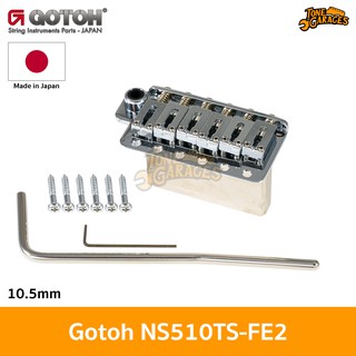 Gotoh NS510TS-FE2 6 Hole 10.5mm Tremolo ชุดคันโยกกีต้าร์ไฟฟ้า 6 รู สำหรับกีต้าร์จีนและเกาหลี Made in Japan