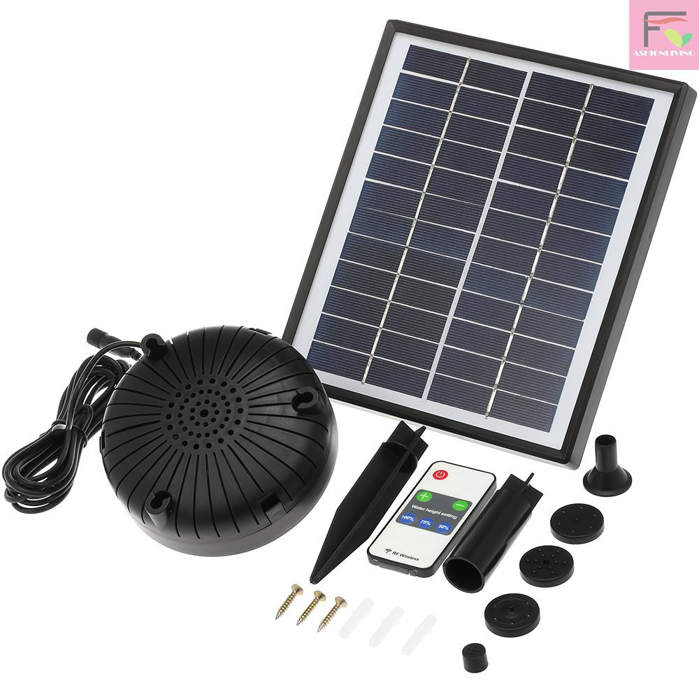 F&L Solar Floating Fountain Pump For Birdbath 12V 5W Solar Powered ...