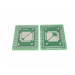 Qfp Tqfp Lqfp Fqfp 32 44 64 80 100 Lqf Smd Turn To Dip Pcb แผ่นบอร์ดโมดูลเชื่อมต่อ 0 . 8 มม .