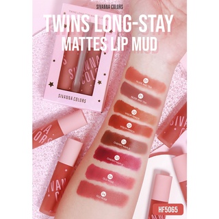 SIVANNA TWIN LONG-STAY MATTES LIP MUD ซิเวนน่า คัลเลอร์ ทวินส์ ลอง-สเตย์ ลิปจุ๋มซอฟท์แมทท์-HF5065