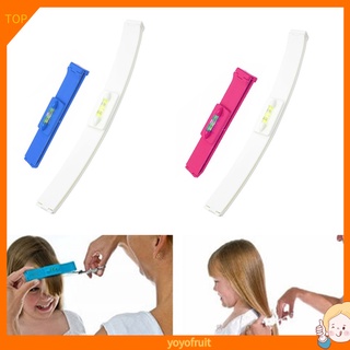 Yoyo เครื่องมือไม้บรรทัดตัดผม Diy สําหรับผู้หญิง