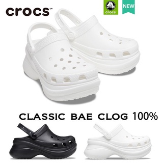 พร้อมส่ง!! Crocs classic bae clog แท้ หิ้วนอก รองเท้าครอส รองเท้าแตะสไตล์คลาสสิกสําหรับผู้หญิง ถูกกว่าshop