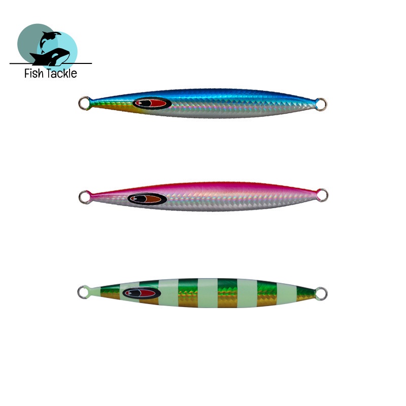 120g/160g/180g/200g/250g/300g/400g ญี่ปุ่นตะกั่วโลหะ Jig Luminous ช้า Sinking Jigs เรือตกปลาเหยื่อ