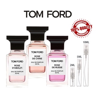 ขายน้ำหอมแบรนด์แท้ 100% Tom Ford Rose De Chine &amp; Russie &amp; DAmalfi EDP 2ml/5ml/10ml