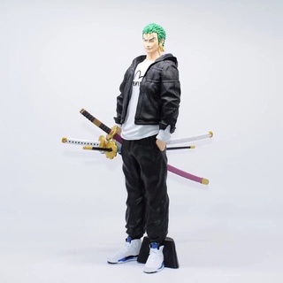 One Piece Roroya Zoro Fashion Clothes PVC Figure 30 cm